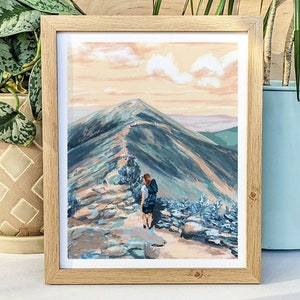 Franconia Ridge, New Hampshire Art Print - New Hampshire Hiking - New Hampshire 4,000 Footers