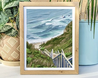 Block Island, Rhode Island Print - Beach Print - Rhode Island Beaches - Block Island - New England Beach
