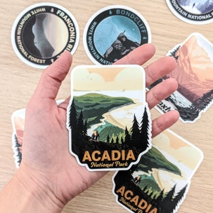 Acadia National Park Sticker - Maine - Gifts for Hikers