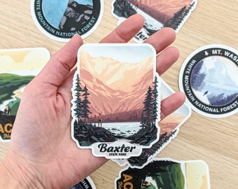 Baxter State Park Sticker - Maine - Gifts for Hikers