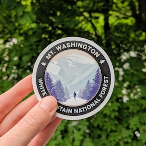 White Mountain Stickers - New Hampshire - Hike the Whites - Mt. Washington - Bondcliff - Franconia Ridge - Tuckerman Ravine - Cannon