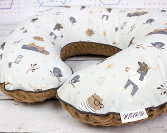 Boppy pillow cover | Etsy Bear and Trees Boppy Pillow Cover
