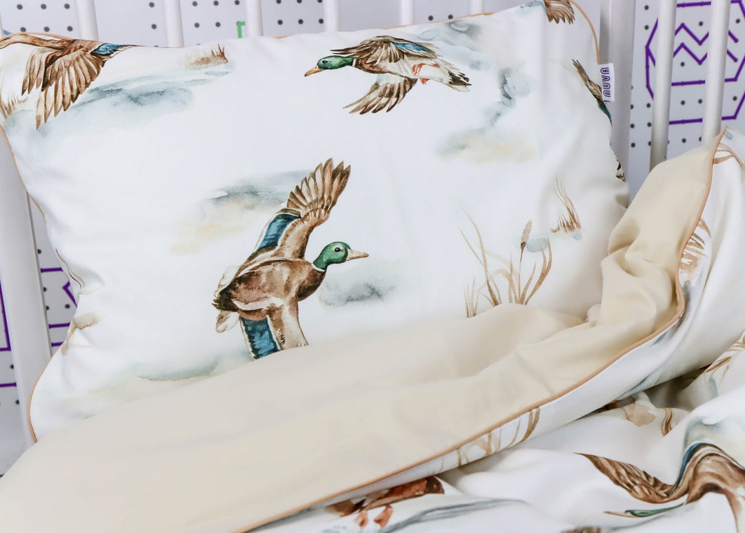 Wild Ducks Kids and Baby Bedding Set, Duck Lake Soft Cotton Nursery
