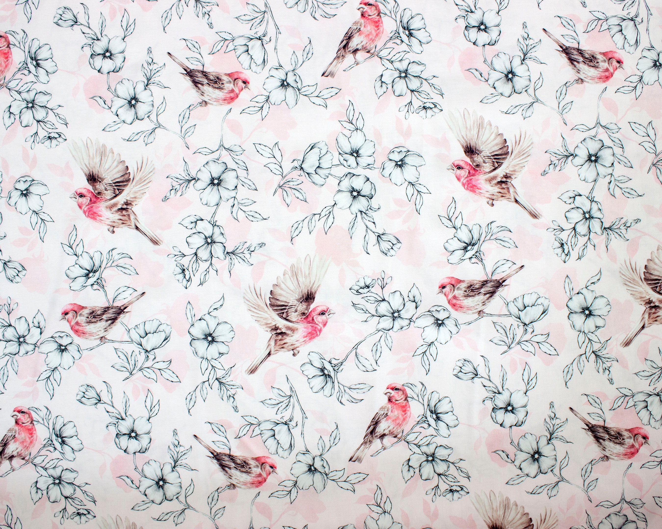 Robe Crayon Sans Manches à Imprimé Floral Oiseaux - Couleur Menthe, Mix Polyester/coton - Neuf Avec étiquettes