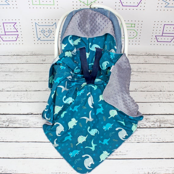 hooded car seat blanket
