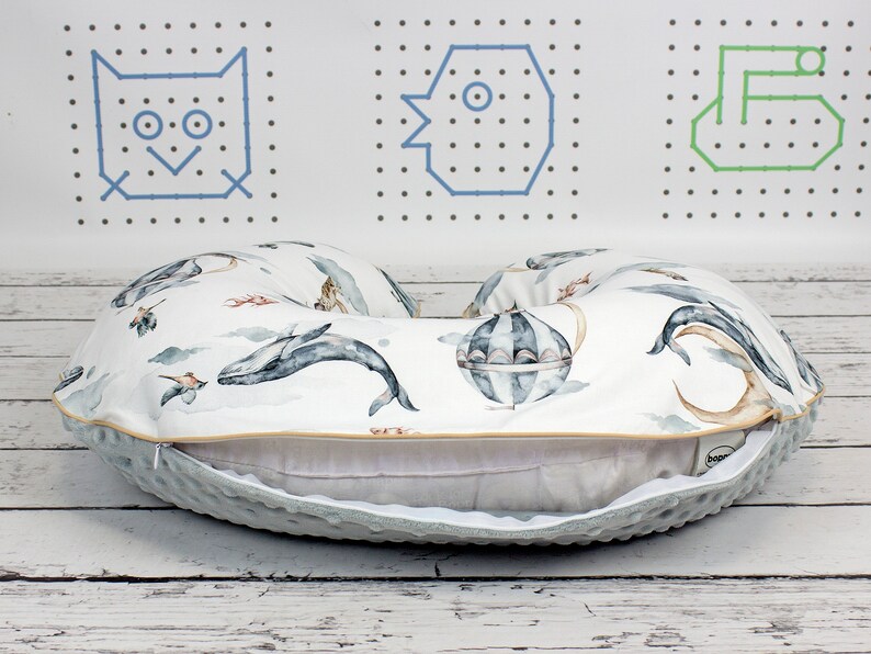 Dreamy Ocean Nursing Pillow Cover Personalized Handmade Etsy