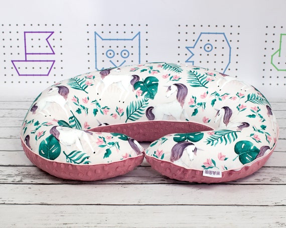 unicorn nursing pillow