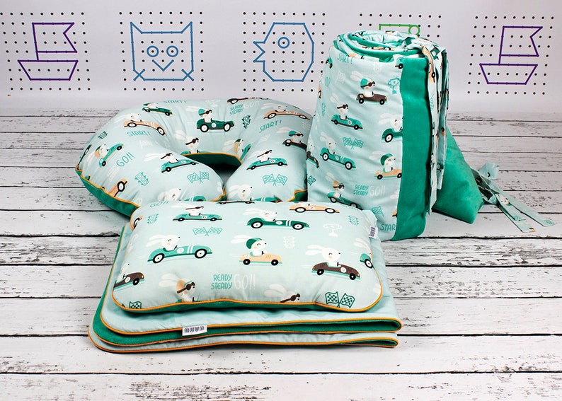 Crib Bumper Baby Cot Bumper Baby Nursery Crib Bumpers Baby Etsy