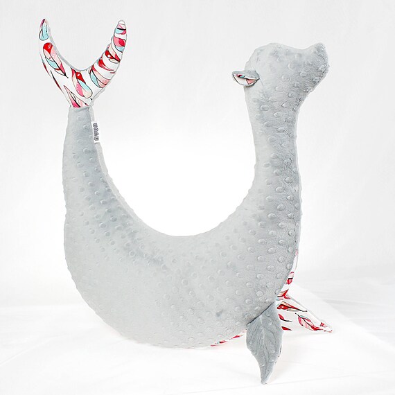 Minky Nursing Pillow Small Seal Support Pillow Feeding Etsy