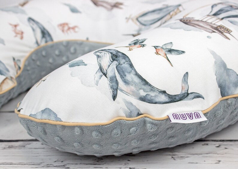 Dreamy Ocean Nursing Pillow Cover Personalized Handmade Etsy
