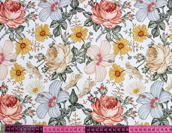 Tapis - Vintage Flowers Illustration XXL