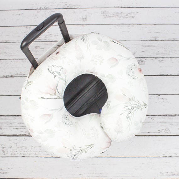 Magnolia Floral Neck Support Travel Pillow Adult Pillow Etsy