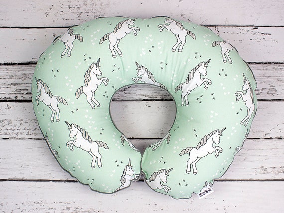 unicorn nursing pillow