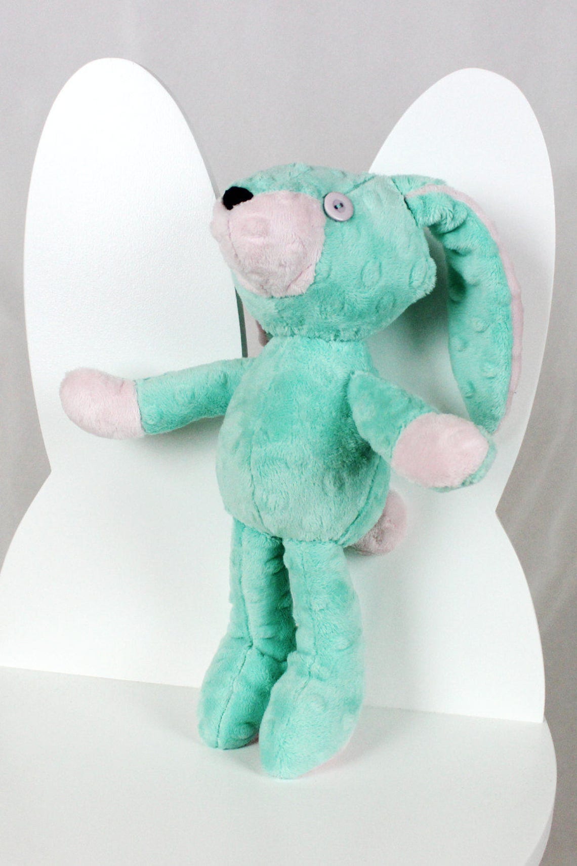 Emi the Bunny Handmade bunny soft toy Rabbit nursery decor | Etsy