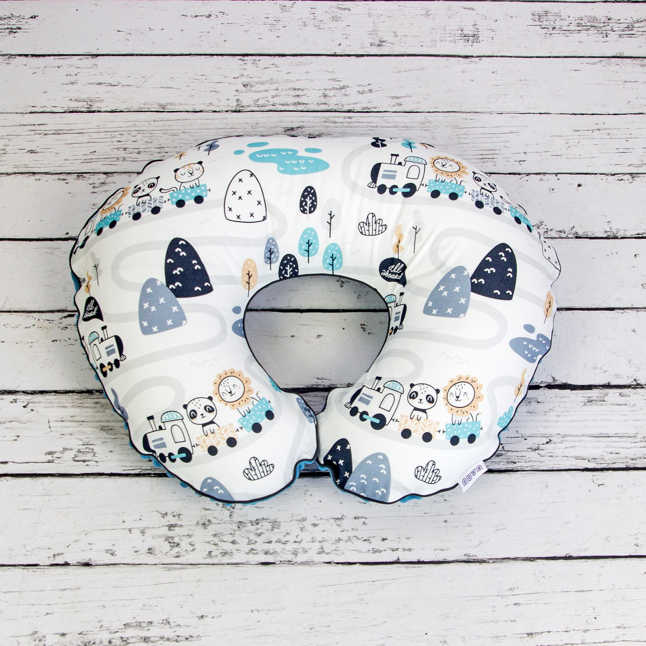 ChooChoo Train Nursing Pillow Cover for Boy Personalized Etsy