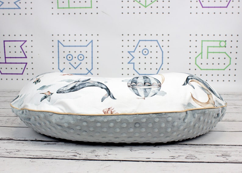 Dreamy Ocean Nursing Pillow Cover Personalized Handmade Etsy
