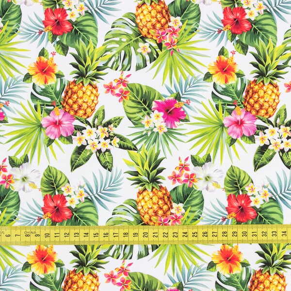 Pineapple Fabric Etsy