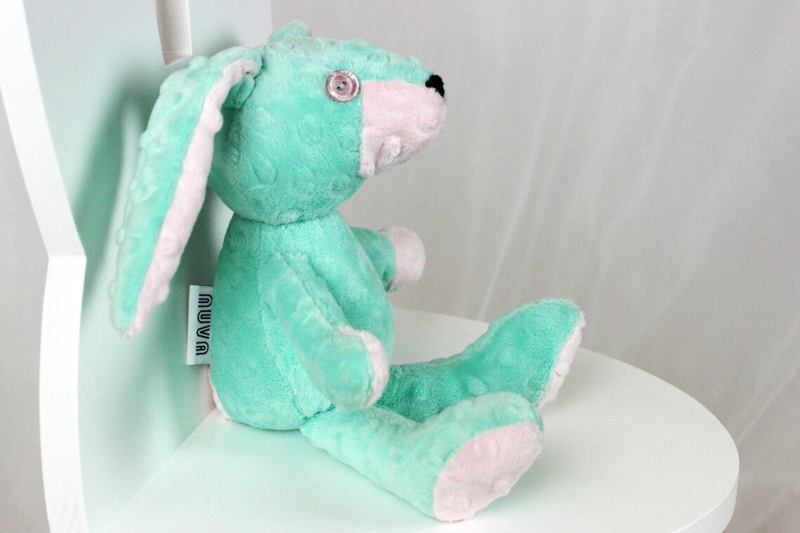 Emi the Bunny Handmade bunny soft toy Rabbit nursery decor | Etsy