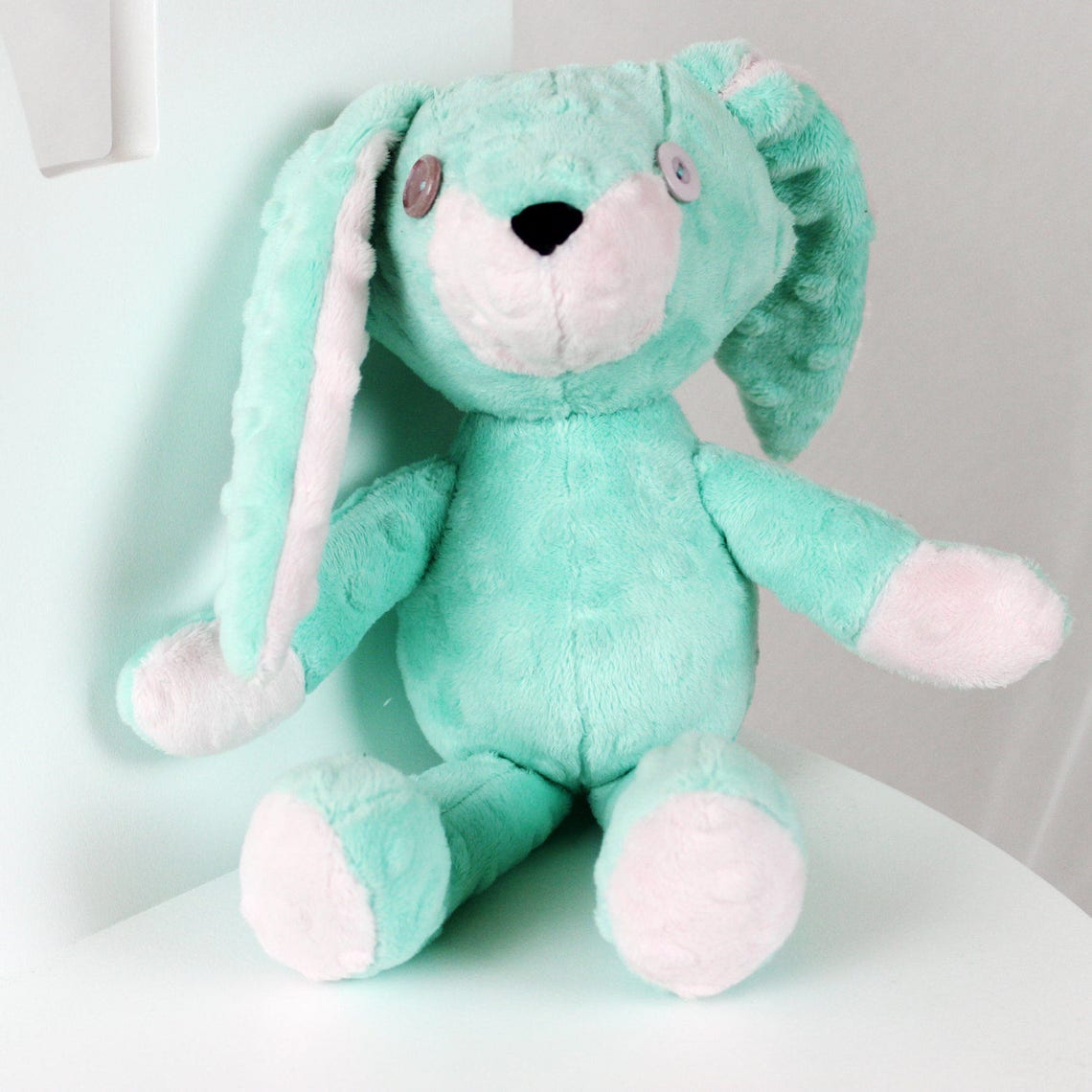 Emi the Bunny Handmade bunny soft toy Rabbit nursery decor | Etsy