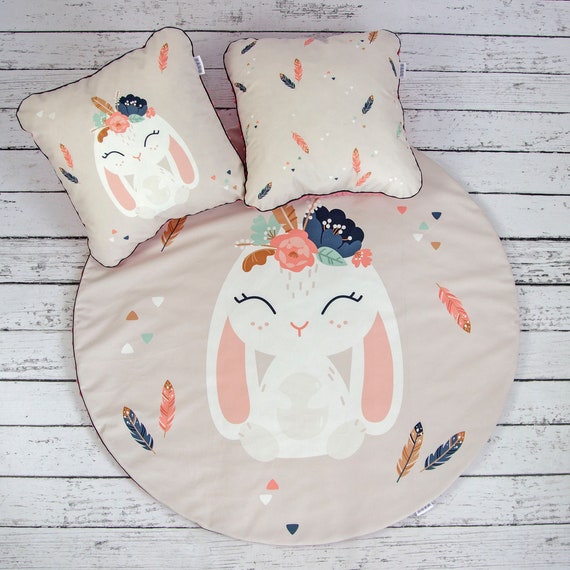 bunny baby mat