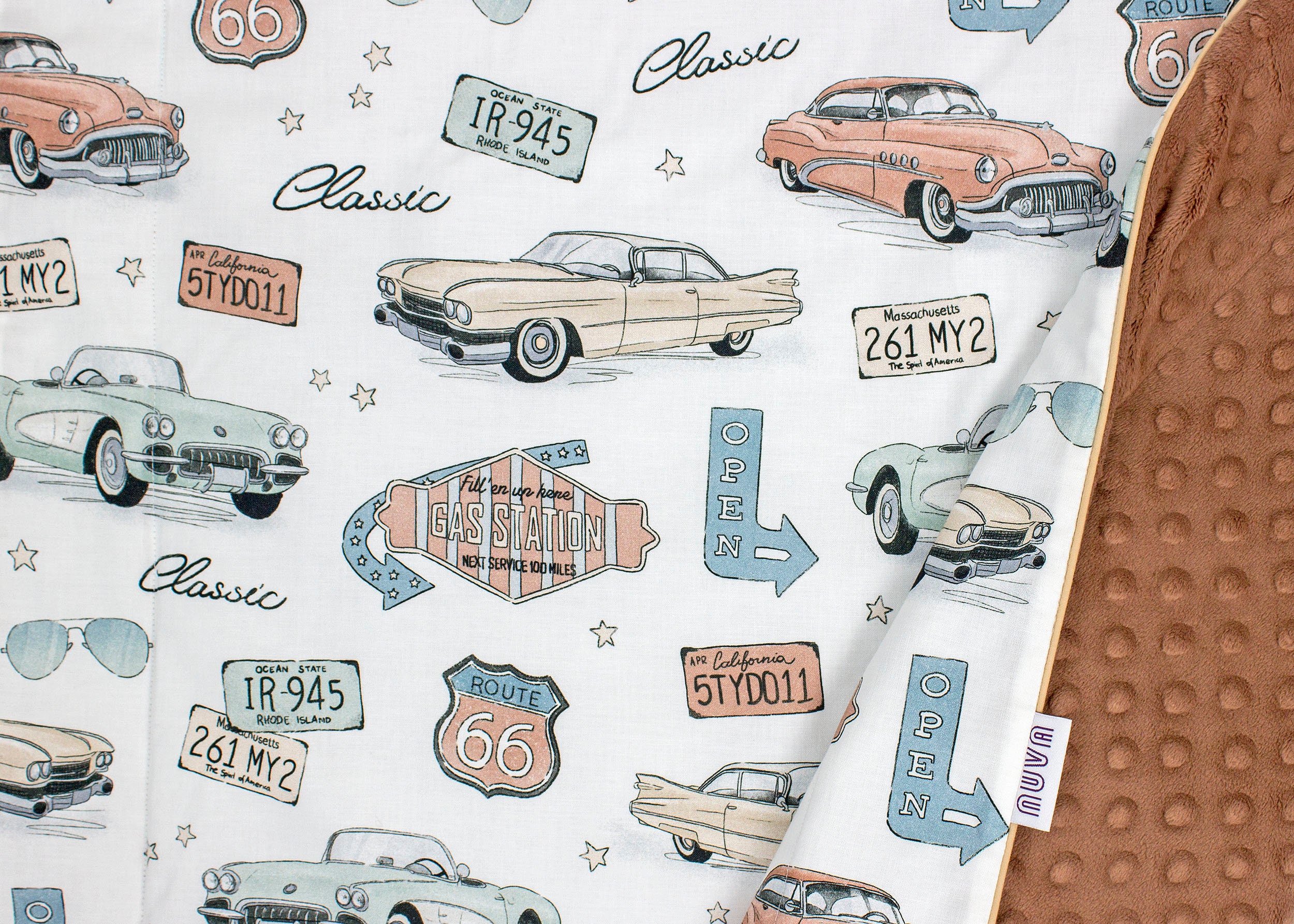 American vintage Car Seat Blanket Personalized Hooded Carseat Etsy