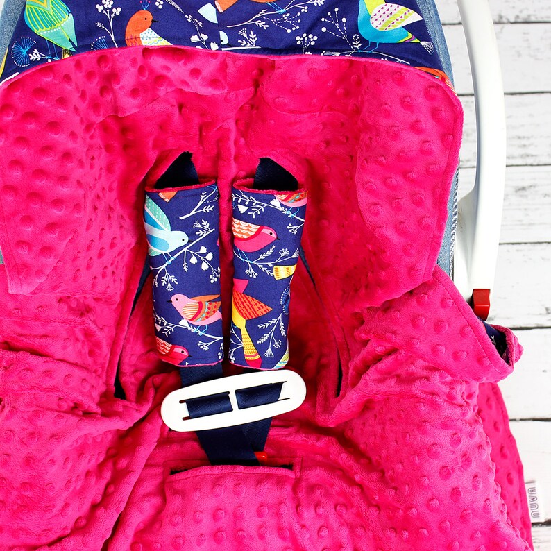 Car Seat Strap Covers Stroller Strap Covers Reversible Etsy