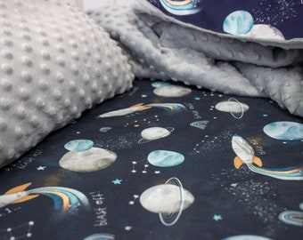 spaceship crib bedding