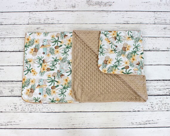 customizable Baby blanket Forest Animals Minky selectable cotton fabric customizable Baby blanket Forest Animals Minky selectable cotton fabric