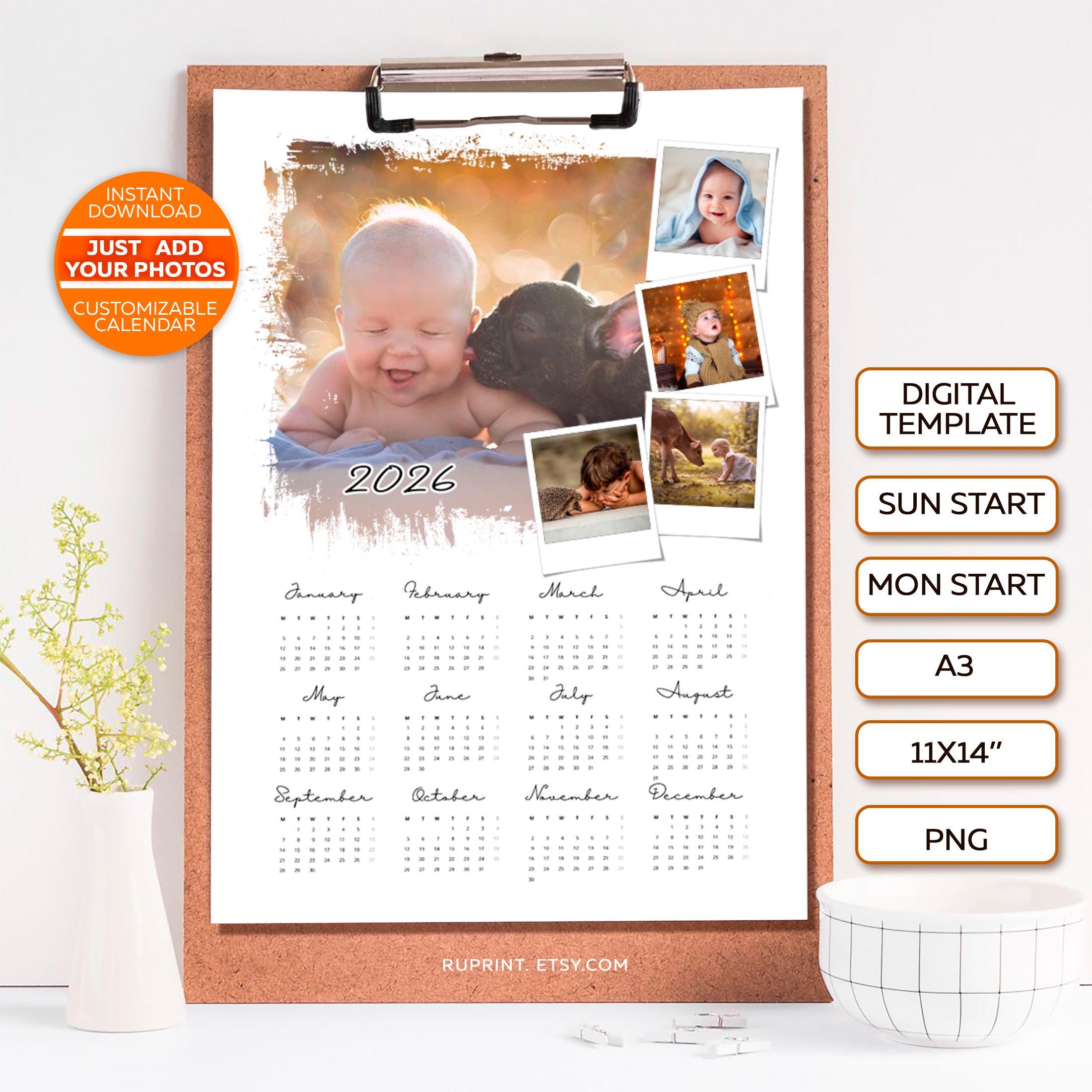 Calendario Da Scrivania 2026 3D - Con Orso Natalizio, Design Artistico - Foto 7