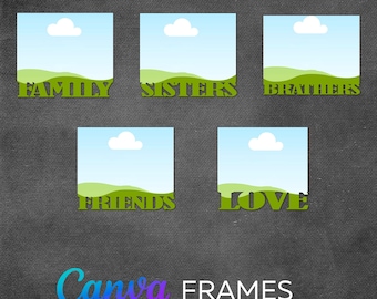 Plantilla de marco de Canva