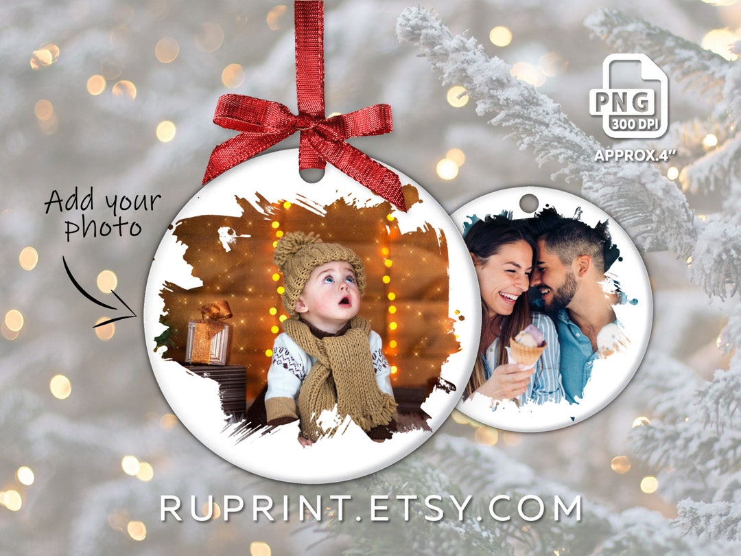 Ornament Photo Png Round Ornaments Png Template Ornament - Etsy