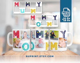 Mommy / Mummy Mug Design, 11oz Mug & 15oz Mug template, Photo Mug Sublimation Design