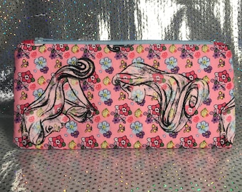 DISNEY PRINCESS Pouch -- Zipper Pouch -- Pencil Case -- Gadget Bag -- Knick Knack Pouch -- Makeup Bag