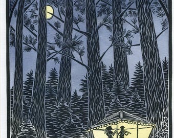 Dancing in the Moonlight, Hand-Painted