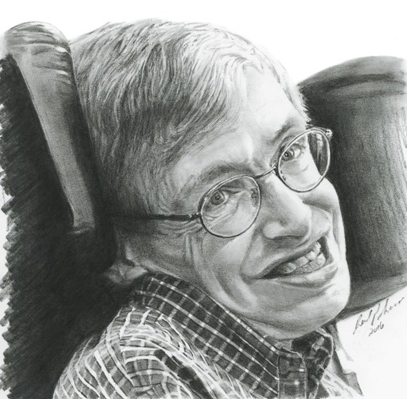 IPAD Stephen Hawking By cabap | Famous People Cartoon | TOONPOOL