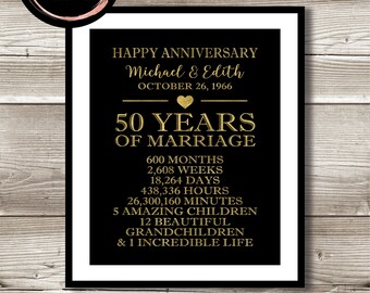 married 50 years etsy