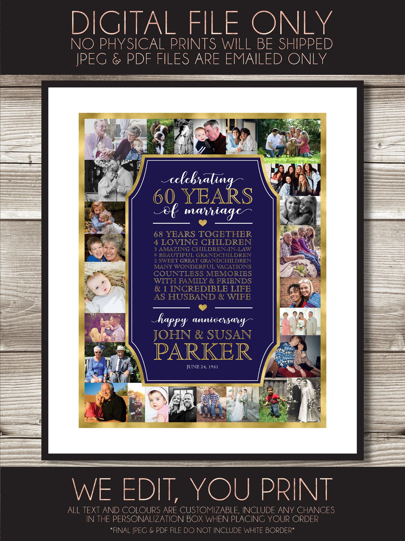 60th-anniversary-photo-collage-gift-idea-60th-anniversary-etsy