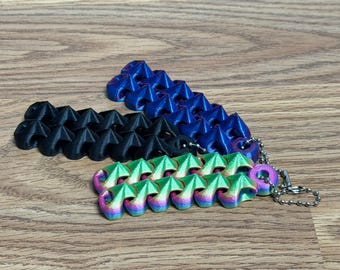 Flexi Spiky Stim Sensory Pain Keychain Spikes Pair