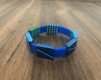 Spiked Silicone Wrist Bracelet Stim  Pointed Sadistic Sensation BDSM Kink