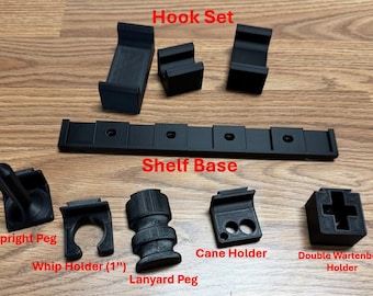 Wall Mounted Modular Customizable BDSM Kink Toy Holder