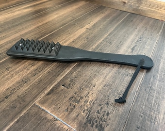 Spiked Faux Leather Paddle