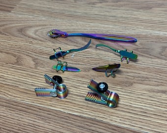 Regenbogenfarbenes BDSM-Sensorik-Starterset, Fetisch-Set