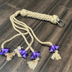 Prop Training Plastic Reproduction Rope Flogger with Spikes