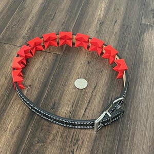 Cilice Discipline Vegan Leather Collar Cuff With Thorns Spikes Sadist Toy Tool Adjustable Sizes