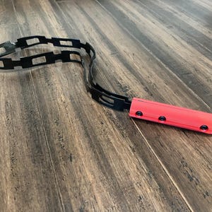 24&quot; Devil&#39;s Strop Rubber Chain Flogger Frusta Strumento Giocattolo Impatto Gioco Avaro Cattivo