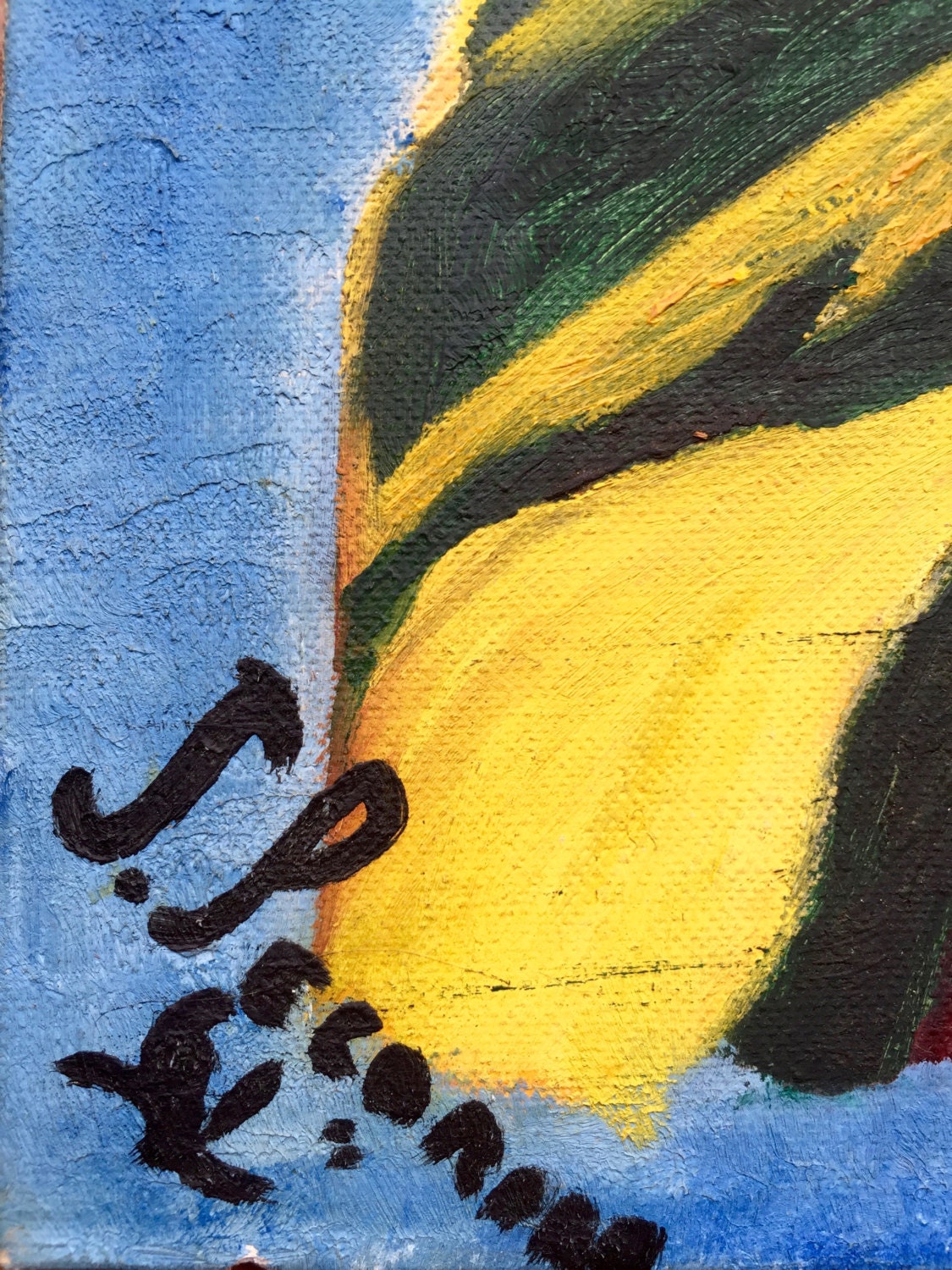 Vintage Painting on 1940s M. Grumbacher Canvas Panel - Etsy