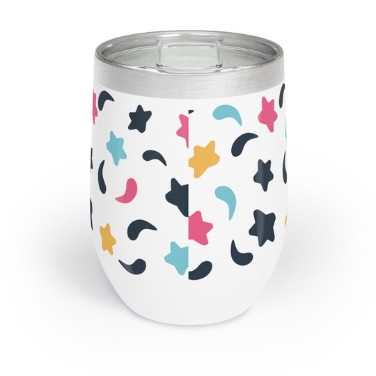 retro Chill Wine Tumbler, Hippy tumbler, wine tumbler,cold tumbler,hot drinks,cold drinks