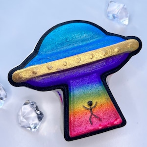 Regenbogen UFO Badekomet - Nelke | Kiefer | Kandierte Ananas