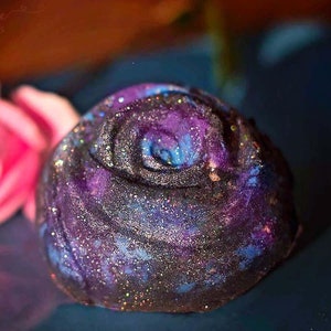 Galaxy Rose Bath Bomb - Lavender, Ylang-Ylang, & Tonka Bean