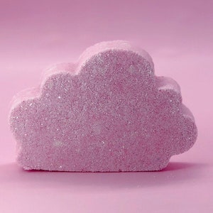 Raspberry Pink Shimmer Cloud Bath Bomb
